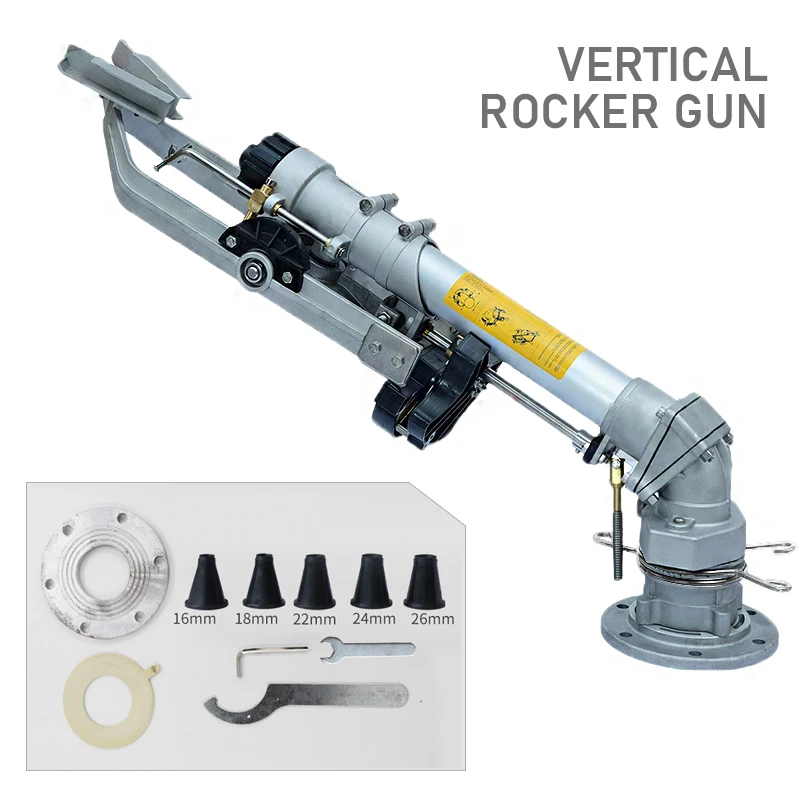 Self-rotating Watering Spray Gun Farm Irrigation Rotary Spray Gun 360° Vertical Swing Arm Sprayer Irrigation Sprinkler Head