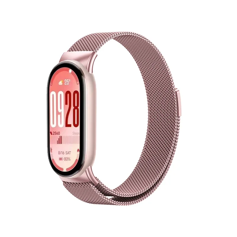 Stylish Milanese Loop Metal Magnetic Bracelet in Stainless Steel