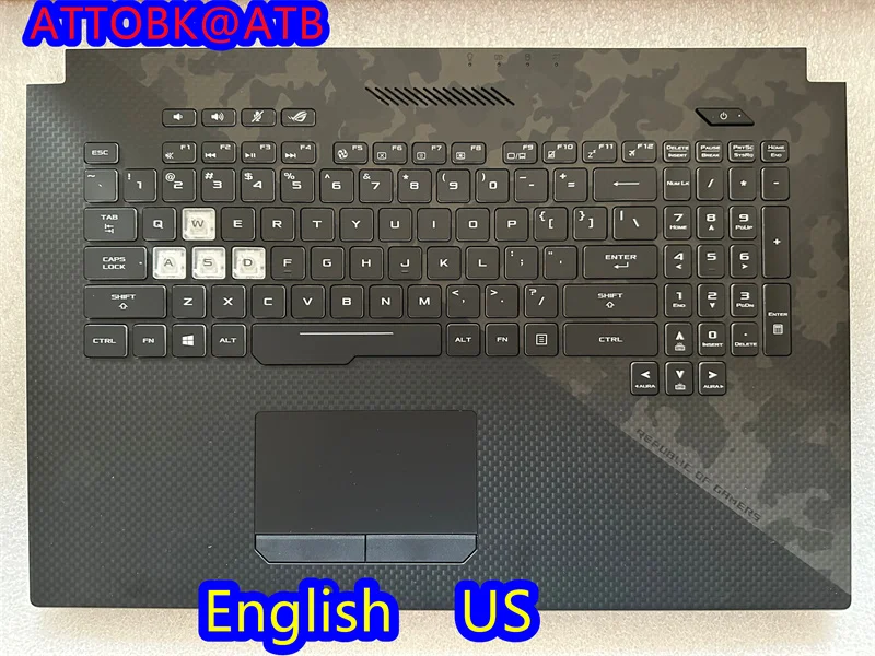 Novo teclado do portátil russo inglês para