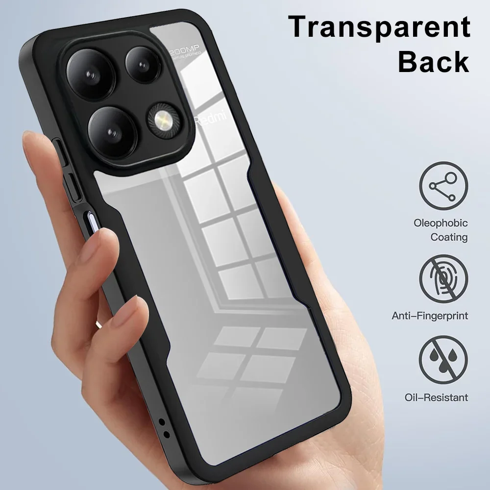360 Full Shockproof Clear Case with Screen Protection Cover
