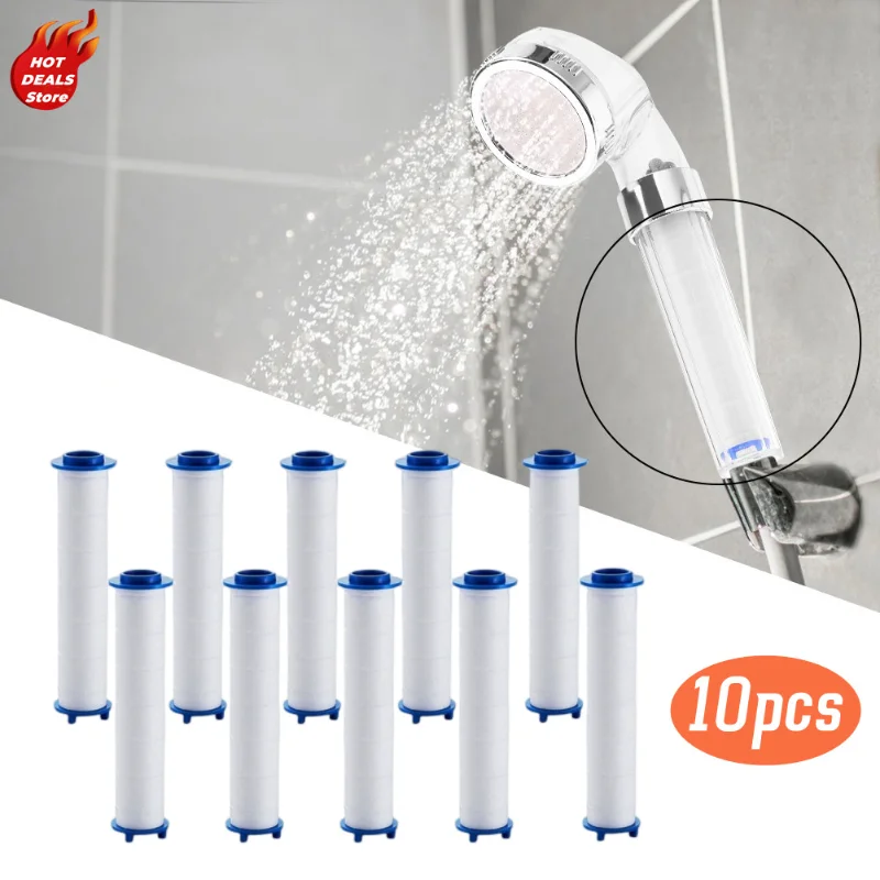 3 Filtri Di Ricambio Per Soffione Doccia In Cotone PP - Diametro 3,15 Pollici - Compatibili Con Soffioni Vortex, Elica, Turbo - Pacco Da 3 Pezzi
