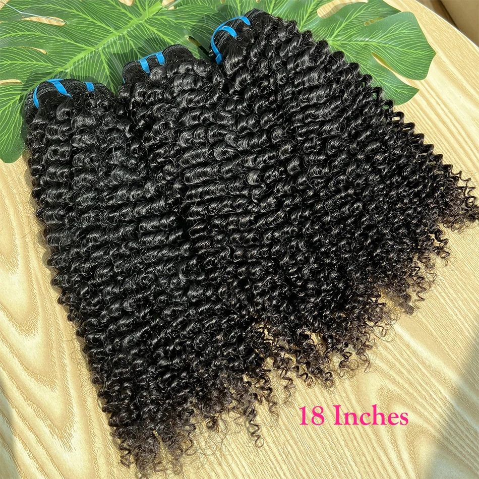 Yiwigs 15A Grade Kinky Curly Vietnamese Raw Hair Bundles 10-30 inches Black Hair Weave Extensions