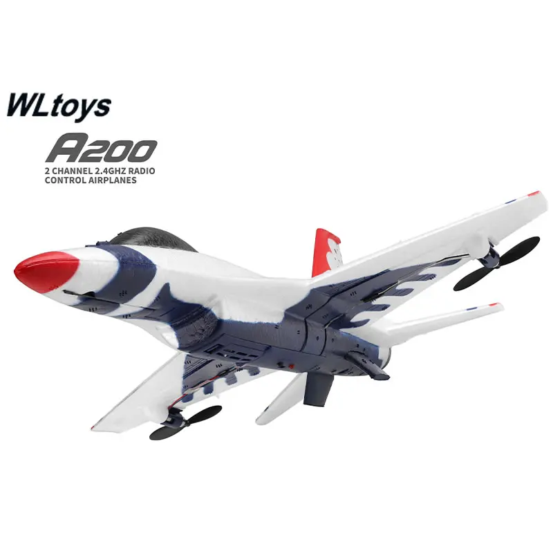 Wltoys WL XK A200 RC Airplane F-16B Drone Fixed Wing EPP Foam Remote Control Plane Aircraft Fighter Children Boy Toys Kids Gift 2