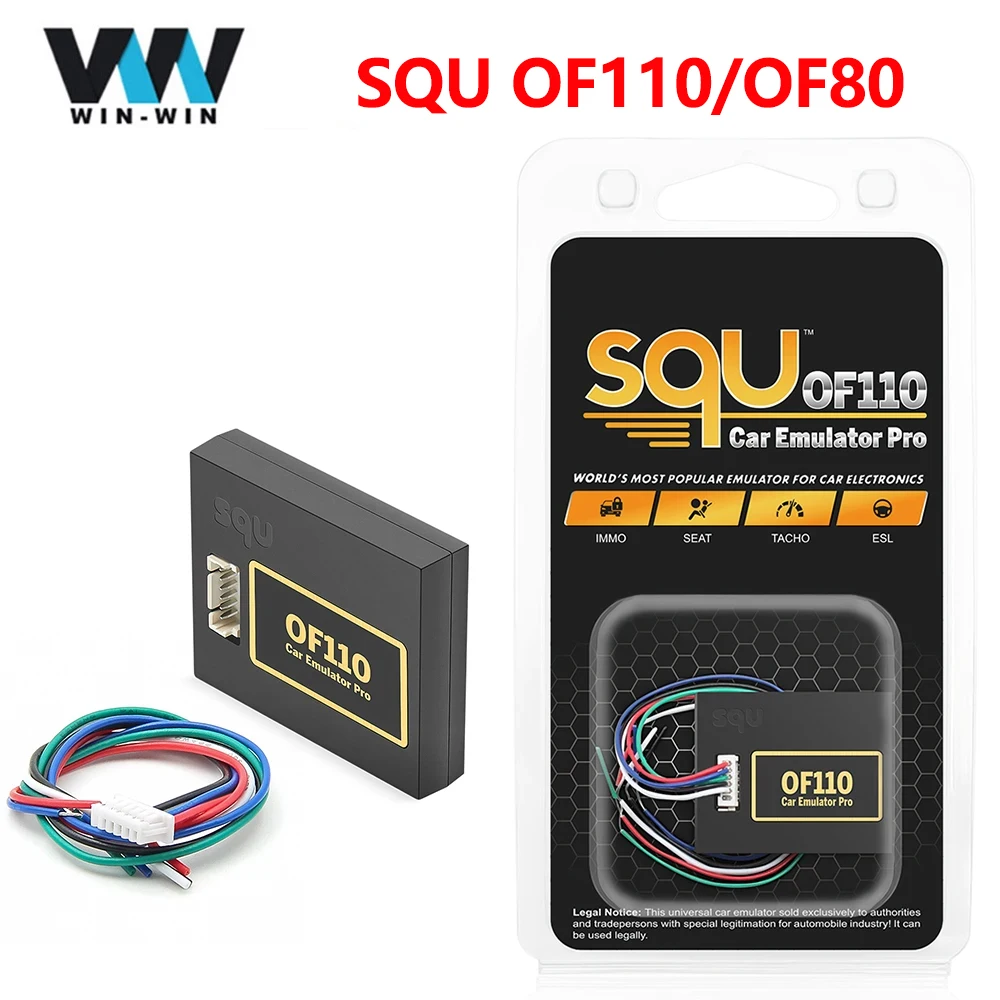 SQU OF110 OF96 Universal Car Emulator SQU OF96 OF80 Supports IMMO Seat Occupancy Sensor Tacho Programs VW VAG car occupancy sensor tool