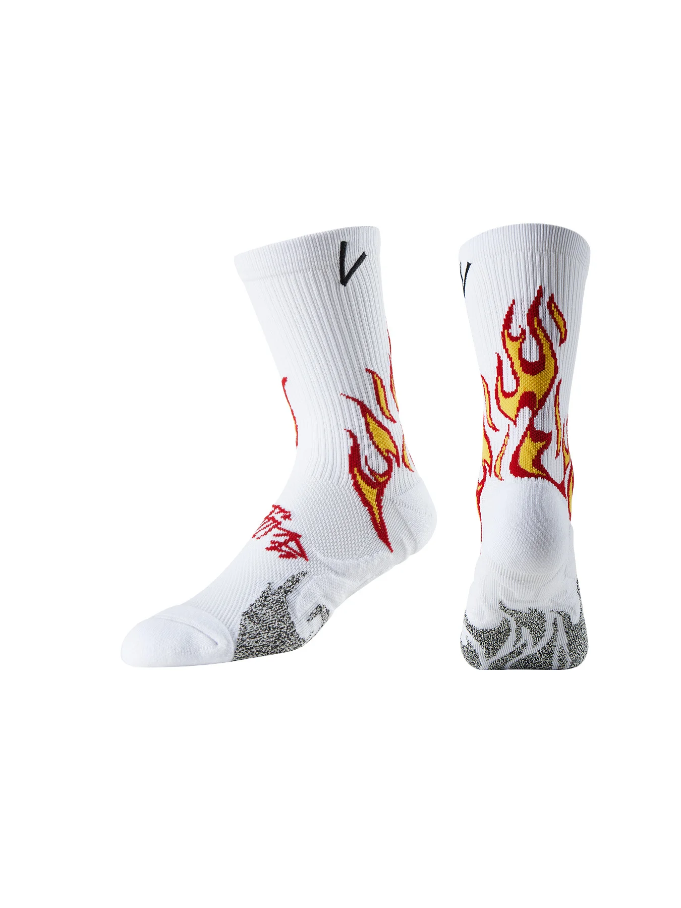 Fire Pattern Running Socks 3