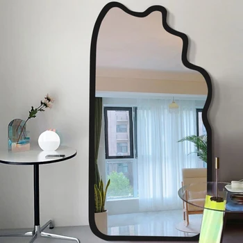 Entrance Hall Mirror Big Korean Interior Room Decoration Accessories Remote Mirrors for Full Body Wall 360 Degree Mirror Vintage