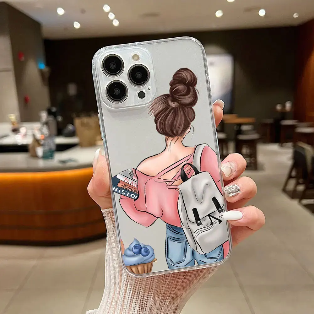 Stylish Transparent Soft Shockproof Phone Case