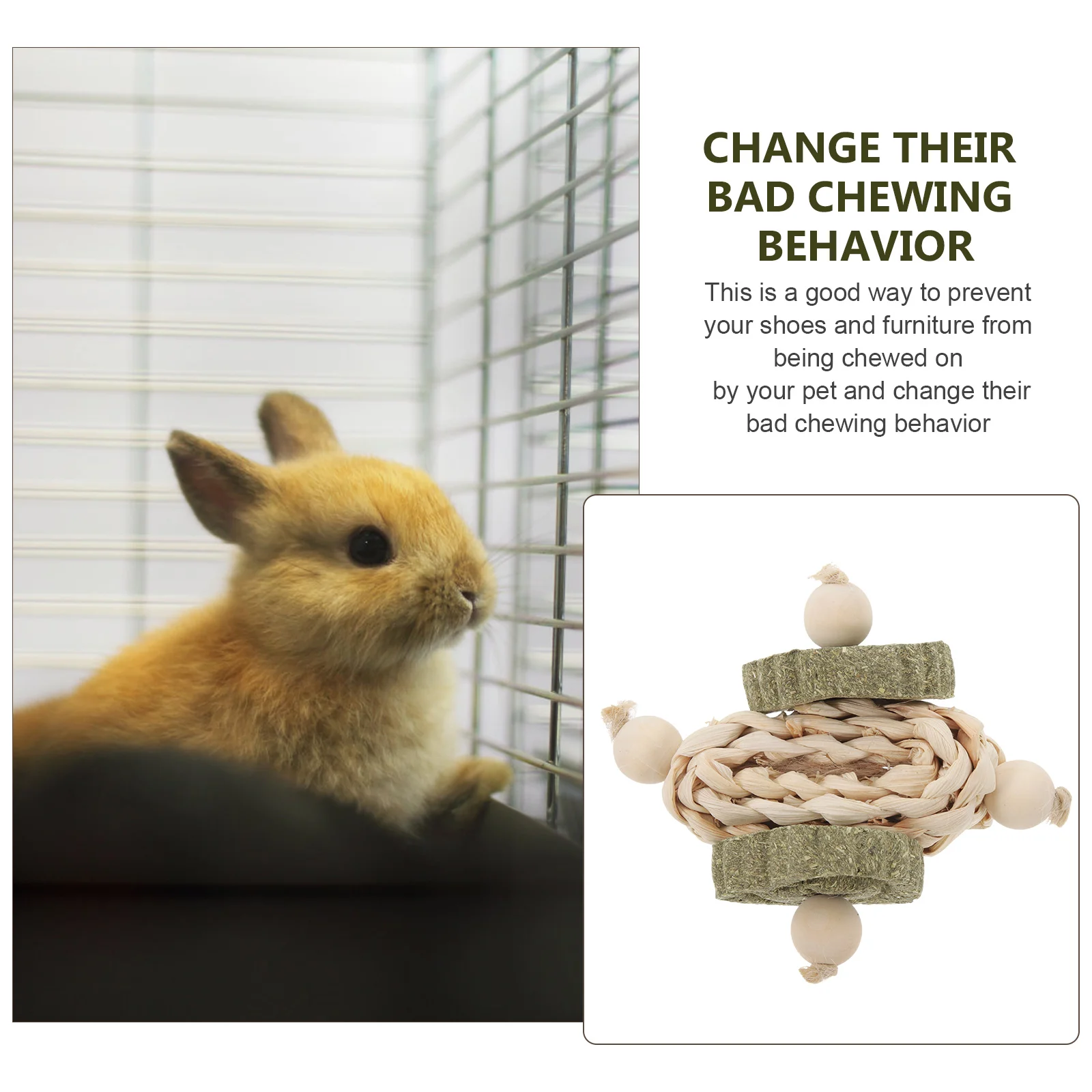 Rabbit Guinea Pig Toys Teeth Chewable Tablets Hamster Snacks Natural Treats Teething Animal Wooden Oral Biting Playthings Bunny