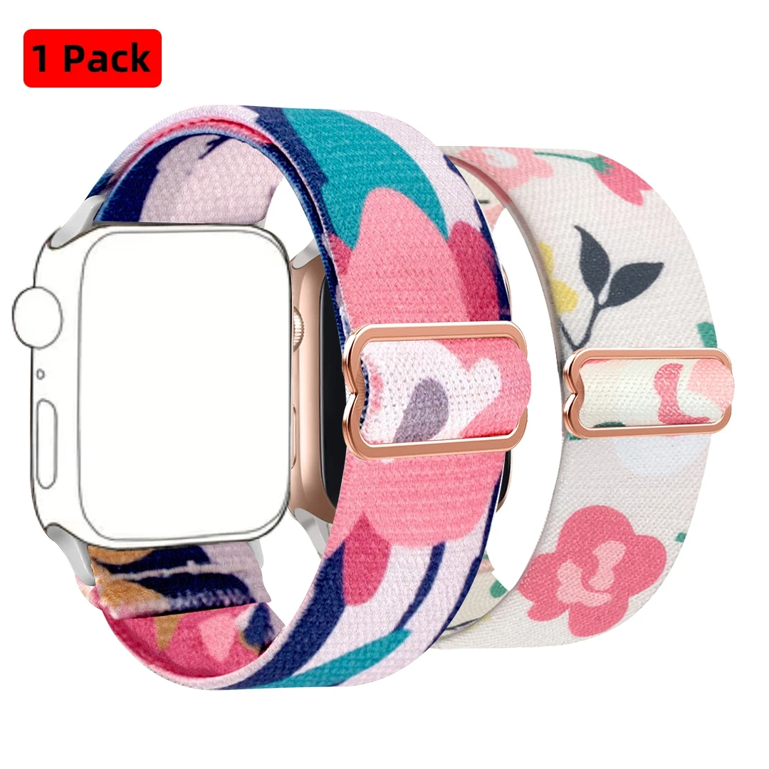 สายนาฬิกา Apple Watch ไนลอนพิมพ์ลาย ระบายอากาศดี