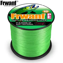 Premium 16 - Strand Braided Fishing Line - Hollow Core, Abrasion Resistant PE for Freshwater & Saltwater (Fluorescent Green)
