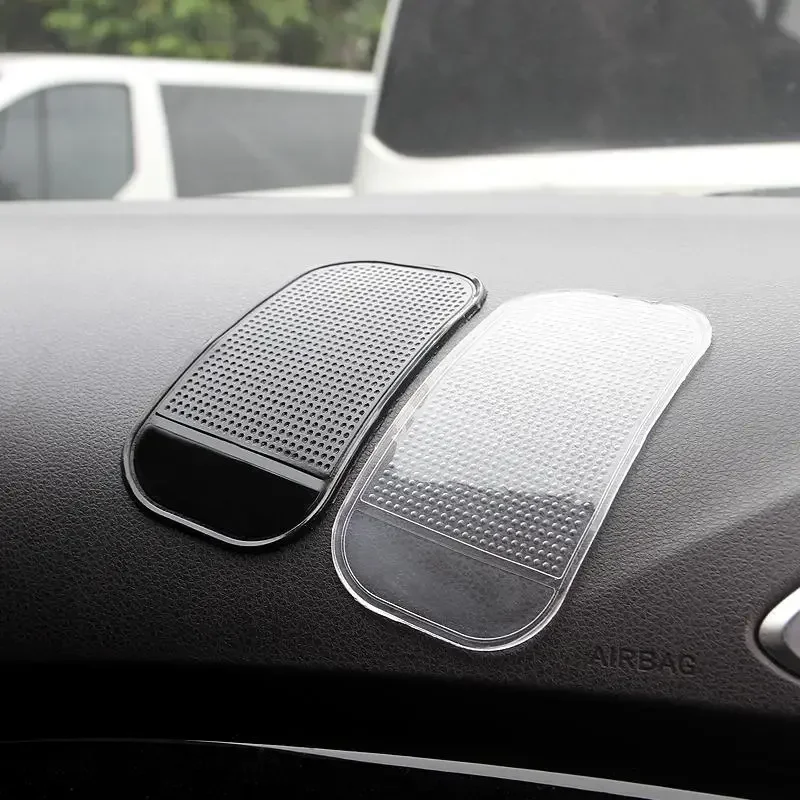 Car Dashboard Anti Slip Sticky Mat Non-Slip Holder Phone Sunglasses Perfume Auto Non-Slip Sticky Gel Pad GPS Holder