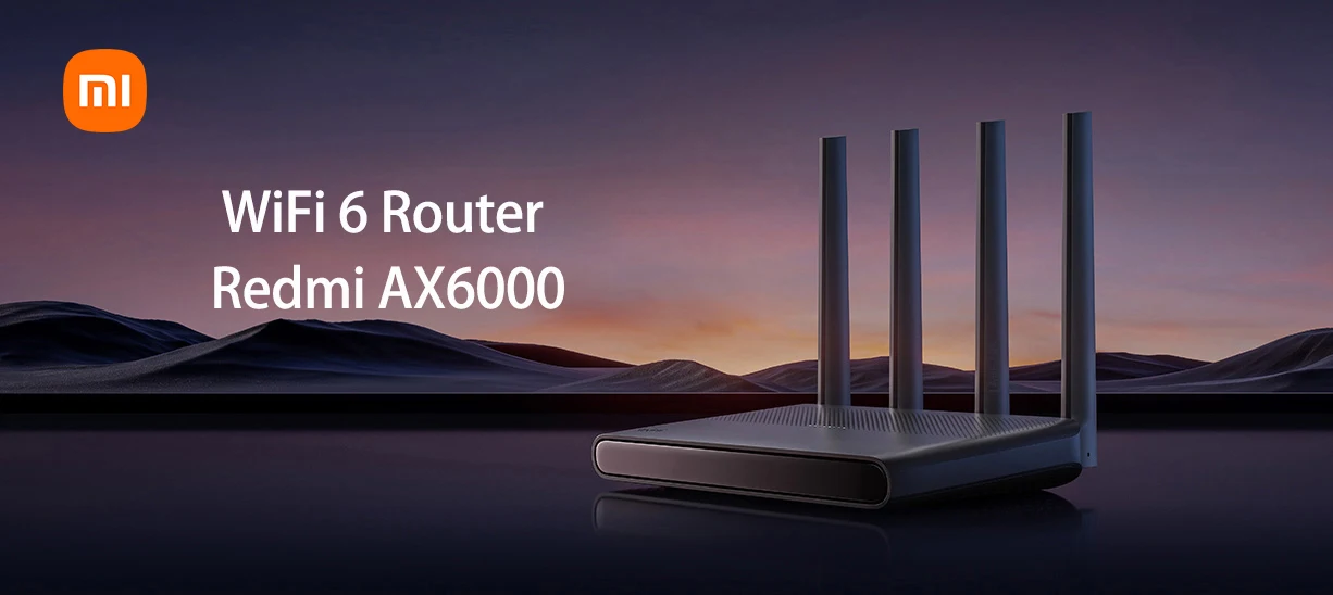 Xiaomi Redmi AX6000 Wifi Router Mesh System WiFi 6 160MHz Bandwidth 8 Channel Signal Amplifiers Work With Mijia App for Home