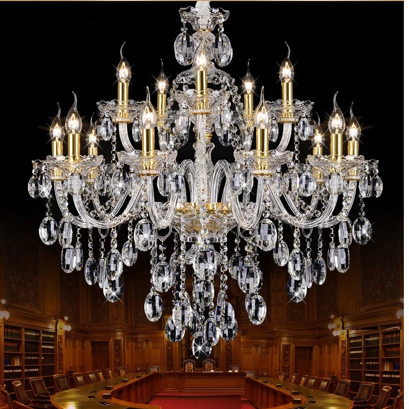 

Modern Pendant Luxury Ceiling Light Crystal Chandelier Dining Hotel Hall Lamps Led Living Room Home Decor Pendant Chandeliers