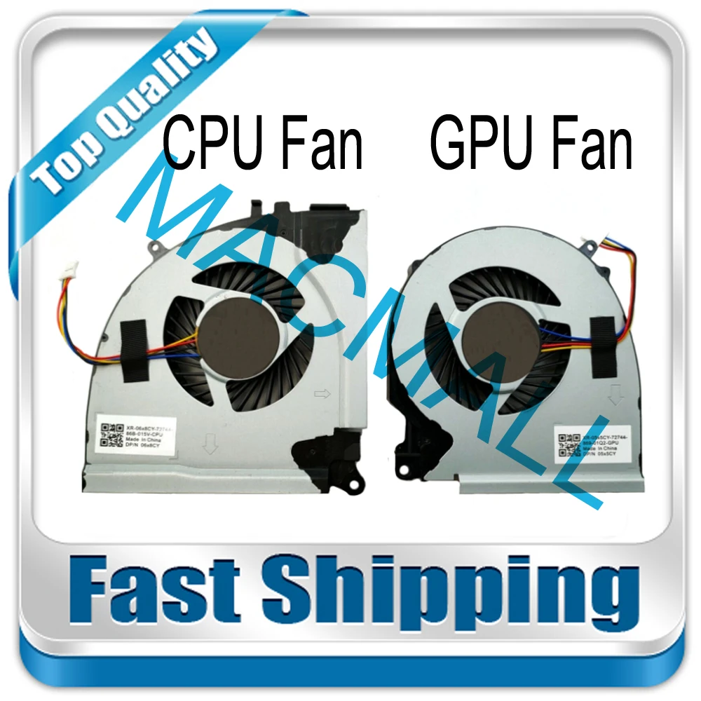 

Кулер для ЦП Dell Inspiron 15 7000 5576 5577 7557 7559 0RJX6N 05X5CY DC 5V 0.5a