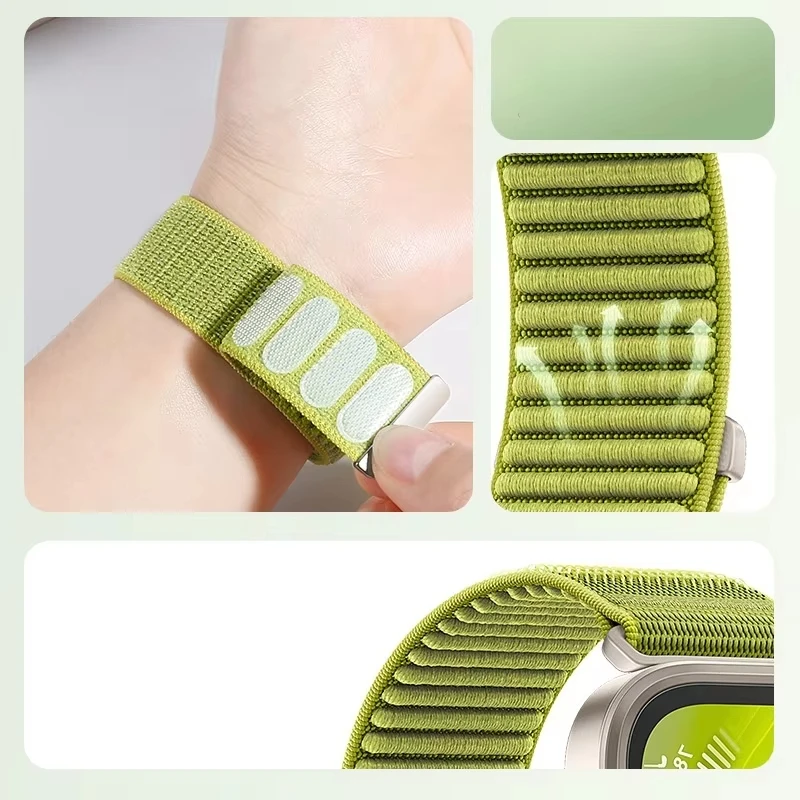 Premium Nylon Loop Band for Smartwatch – Stylish Wrist Bracelet Accessory