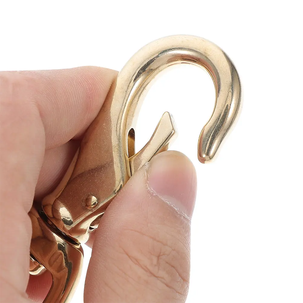 2개입 황동 회전식 로브스터 클로 클래스프, 헤비 듀티 360도 회전 스냅 훅, 야외 훈련 장비, 강아지 하네스, 가방, 벨트용