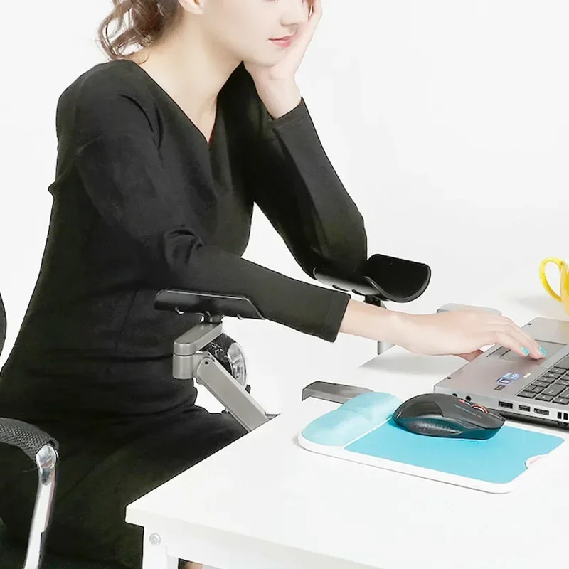 Metal Arm Rest Wrist Support Home Office Mouse Hand Desk Adjustable Mouse Pad Armrest For Computer Ergonomic Hand Comfort