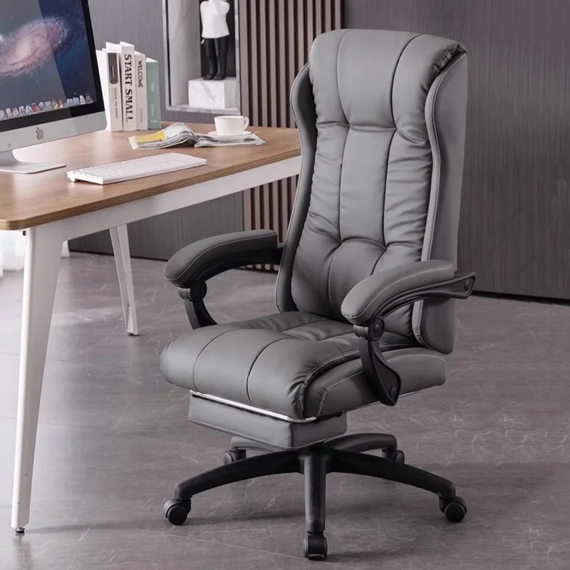 

Rocking Swivel Office Chair Armchair Foot Rest Relax Mobile Computer Chair Nordic Executive Sillas De Oficina Library Furniture