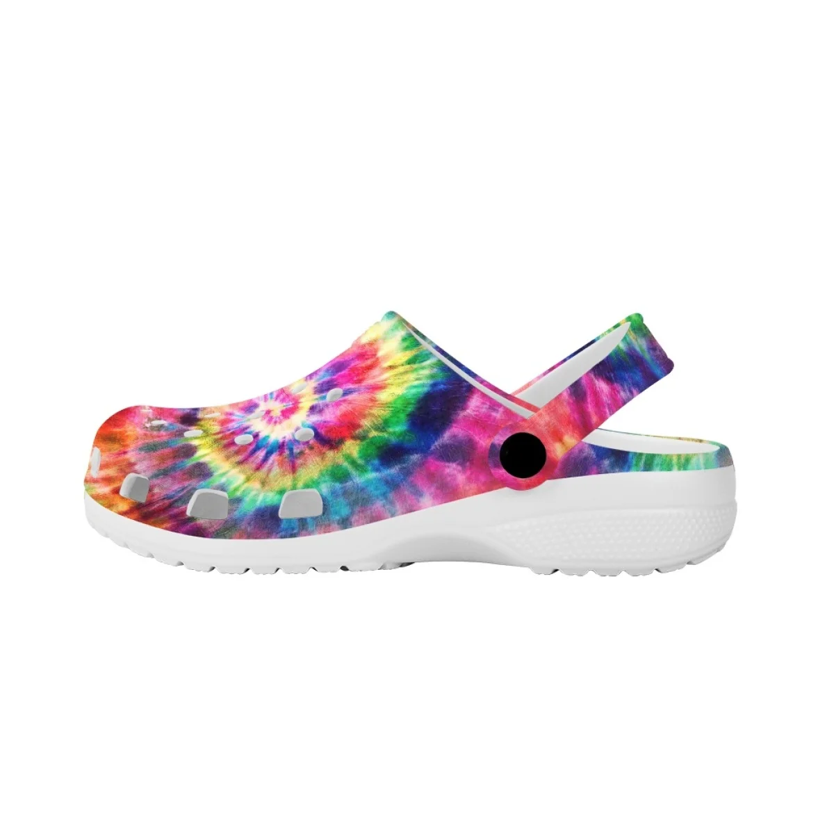 Fashion Tie Dye Rainbow Print Slippers High Quality Durable Beach Clogs Indoor Bedroom Non-slip Bathroom Slippers Zapatos Mujer