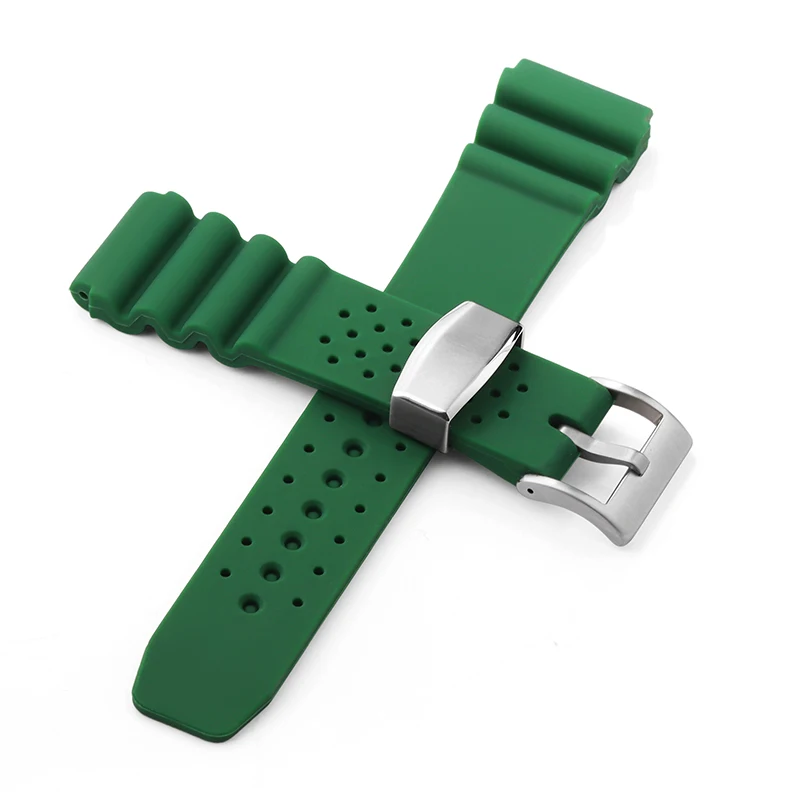 Durable Silicone Sports Watchband - Premium Diving Strap