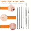 6-Piece Acne Shots and Blackhead Removal Tools - Multifunctional Pore Cleansing Tools for Facial Skin Beauty Care 2