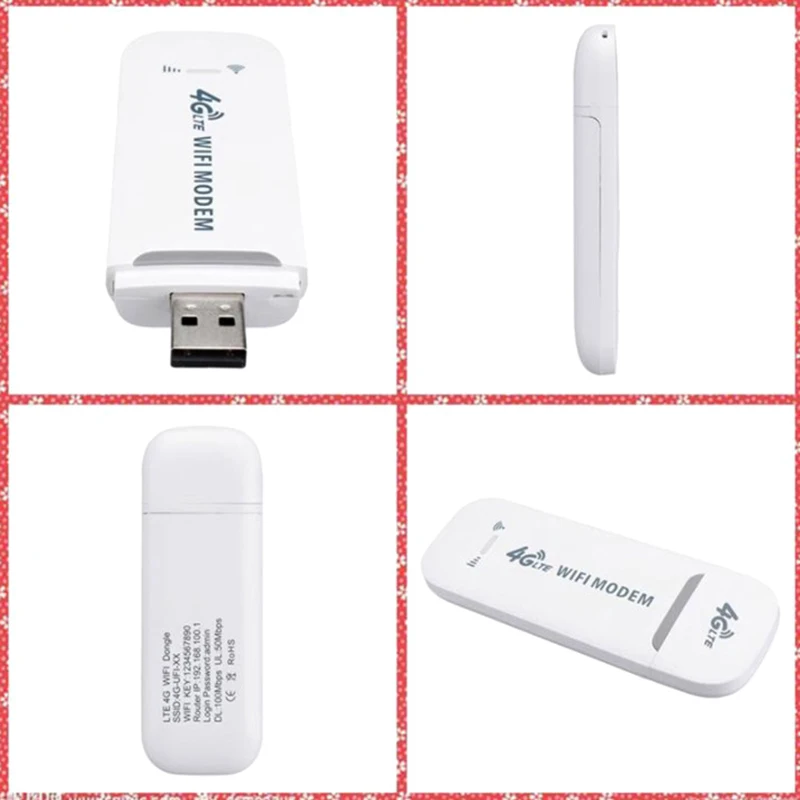 4G USB WIFI Dongle Broadband Modem Stick 150Mbps 4G LTE Router USB Wifi Adapter Supporting Americas Europe Africa Asia 1Set wifi router,wireless wifi adapter,4g lte module