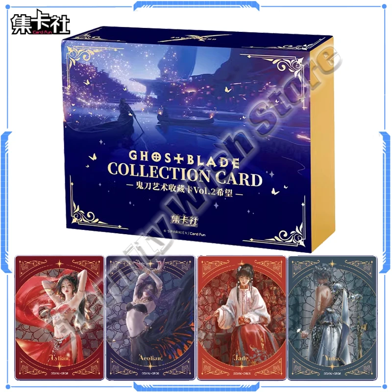 new-ghost-blade-card-art-collection-commemorative-cards-original-box-limited-edition-hobby-collectible-toys-gift-for-kids