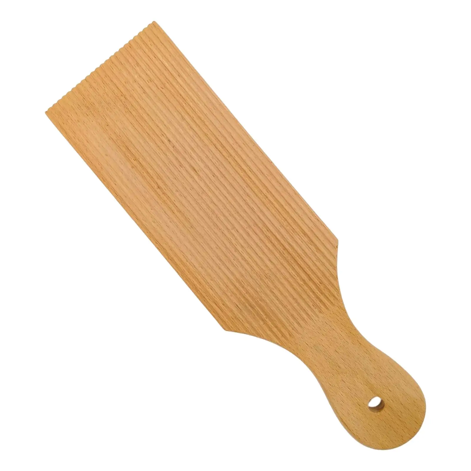 Gnocchi Pasta Plate Pasta Making Tools Roller Wooden Stripe Pattern Butter Board for Rolling Home Restaurant Kitchen
