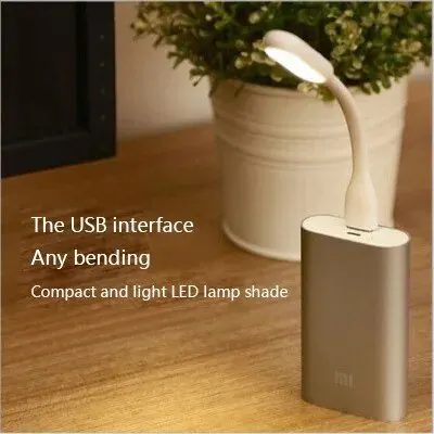 Led Xiaomi Laptop Table Lamp Portable Small Night Light Mini Eye Protection Power Bank Mobile Power USB Light
