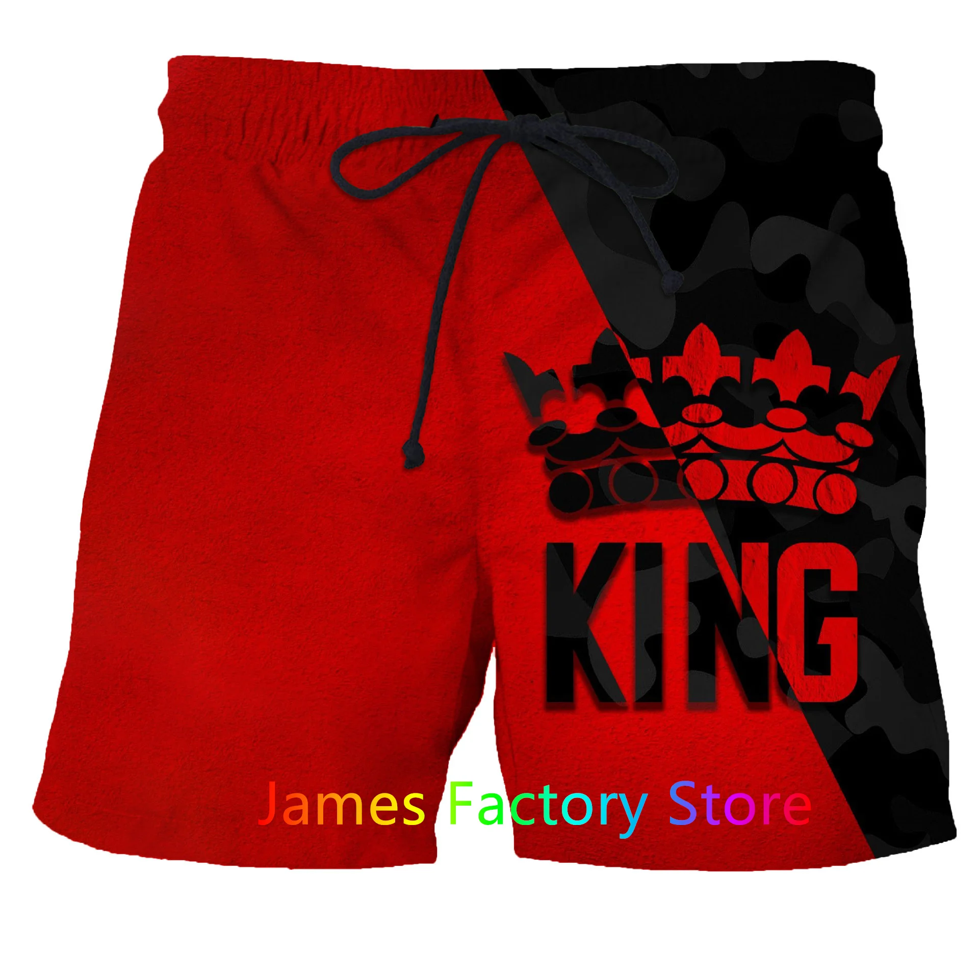 Summer Short Pants For Men Oversized Loose Luxury Duckling 3D Printed Casual Sport Runing Beach Quick Dry Shorts 5