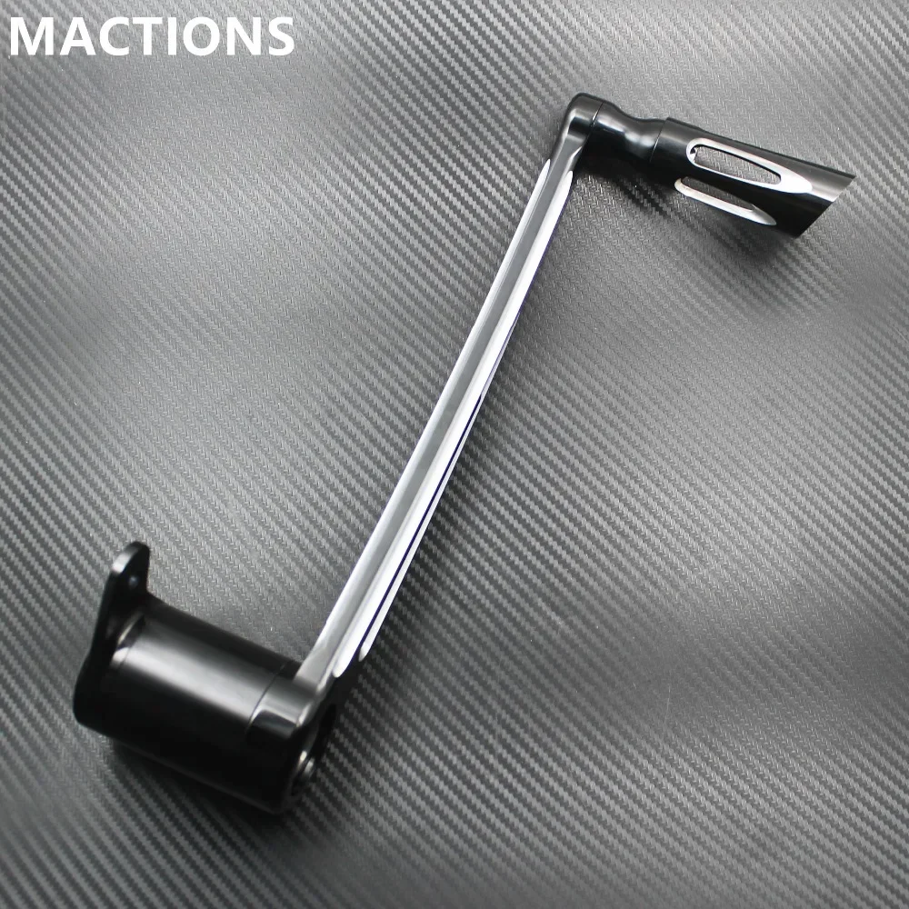 

Black And Cast Chrome Aluminium CNC Brake Arm Lever Pedal For Harley Touring 2008-2013 2014-2016 Softail 2000 2016
