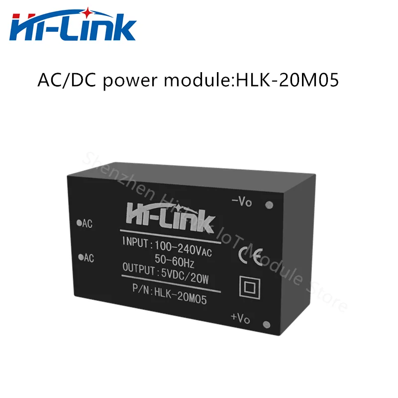 Hi-Link AC DC Circuit Converter HLK-20M05 220V To 5V 20W Output Mini Adjustable Supply Power Module Household Intelligent Power Supply Switching Power Supply