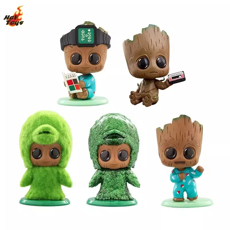 

OFFICIAL Hot Toys Guardians of the Galaxy I AM GROOT COSBABY BOBBLE-HEAD Figure Exclusive Collectible Christmas Gifts