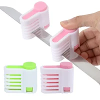 Trancheur de gâteau réglable à 5 couches, couteau à pain, séparateur de coupe, niveleur de Toast, fixateur pour outil de cuisson de cuisine, 2 pièces/ensemble 3