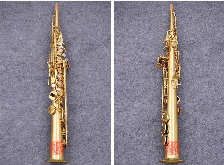 

Japan Brand New S-901 Straight Soprano Saxophone B flat Musical Instruments Playing Professional Top Free shipping