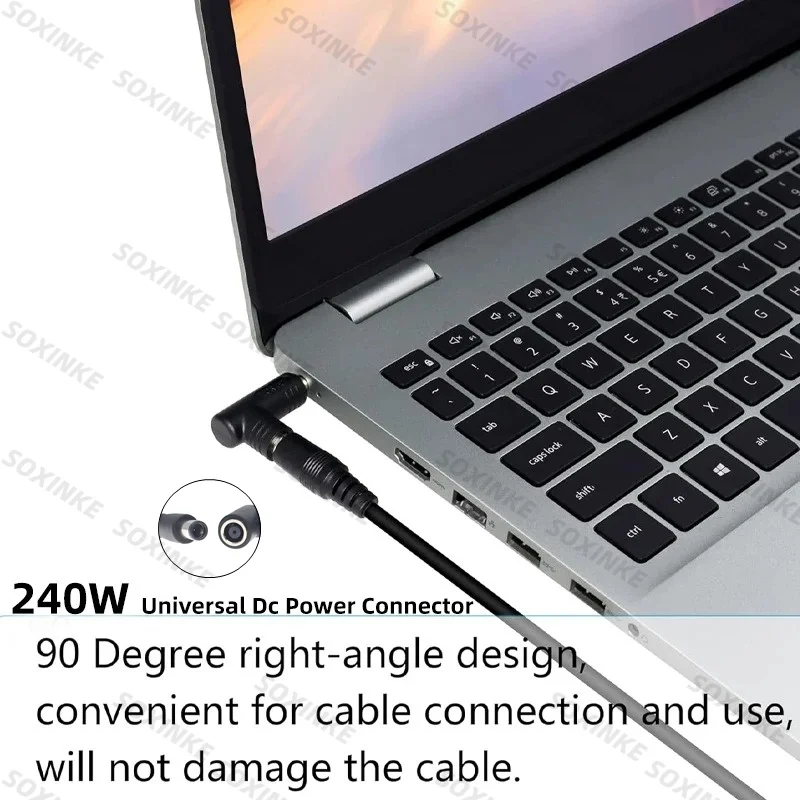 1PCS 240W DC 전원 플러그 7.4*5.0mm 여성 dc 5.5*2.5mm 4.5*3.0 6.0*3.7 5.5*2.1 노트북 컴퓨터 용 사각형 플러그