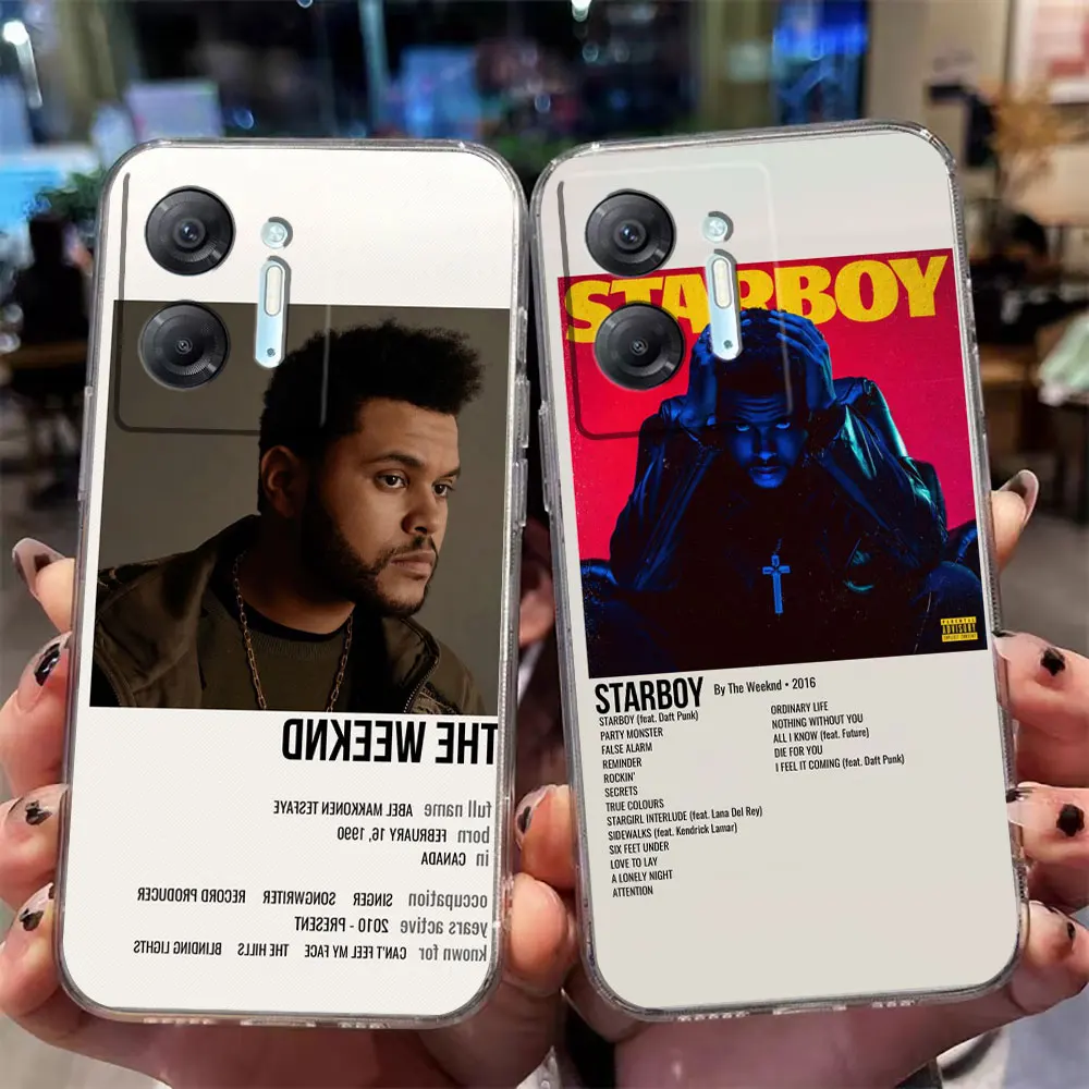 

Clear Phone Case For Infinix HOT 9 10 11 12 12i 20 20s 30 30i POVA 2 3 4 PRO PLAY Case Funda Shell The Weeknd Minimalist Poster