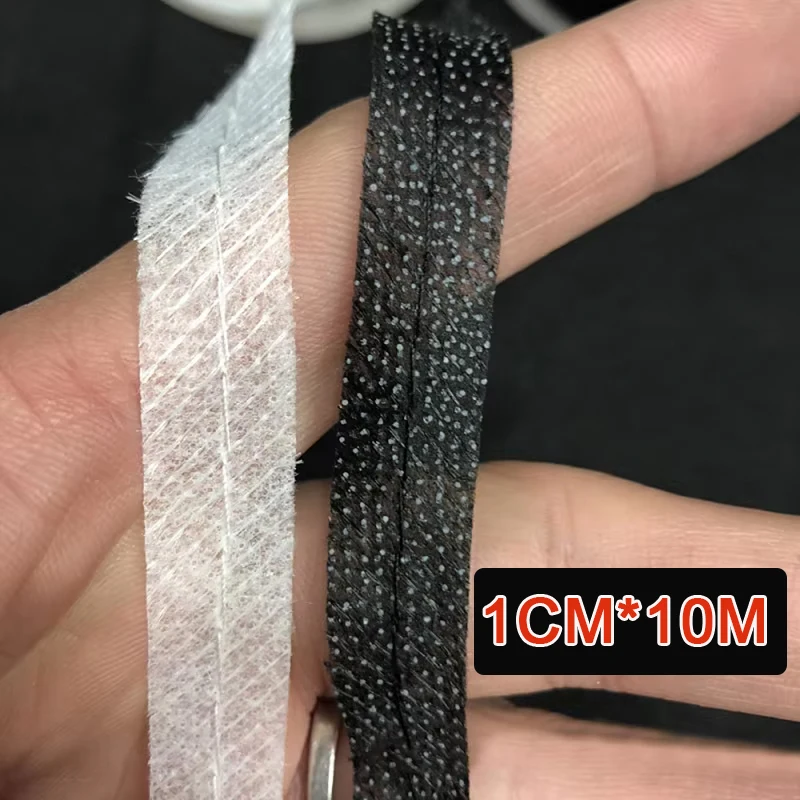 Interfacing Fabric 10Meters Single-sided Non-woven Hot Melt Glue Interlining Material DIY Handmade Craft Sewing Lining For Clothing Supplies