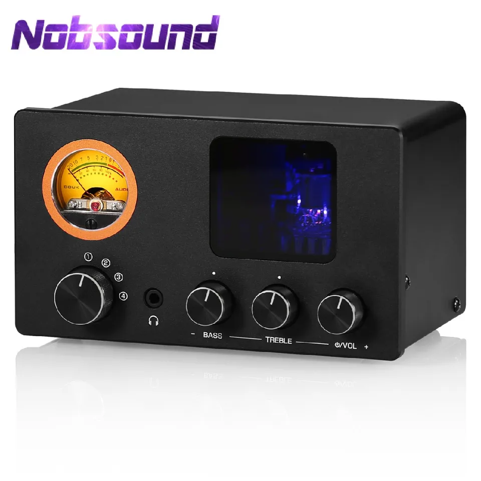 Nobsound TUBE-T5C Mini Stereo Tube Preamp Amplifier