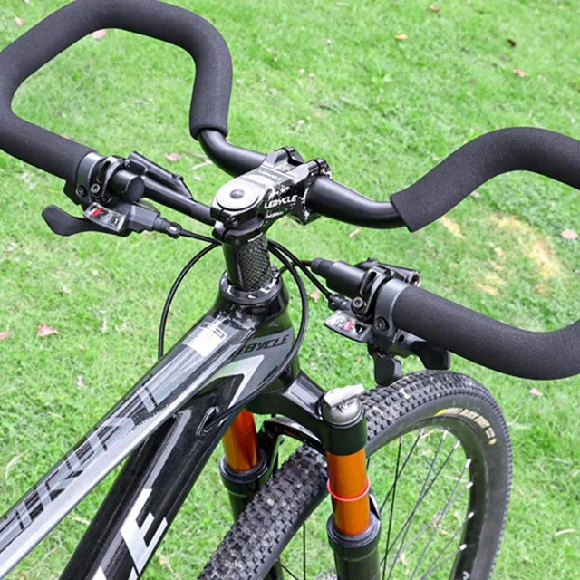 Poignées de guidon de vélo antidérapantes mousse éponge