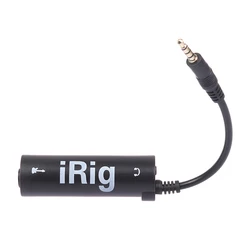 Enhanced Guitar Interface Converter for Mobile Devices - Guitar Audio Interface & Tuner (Black)