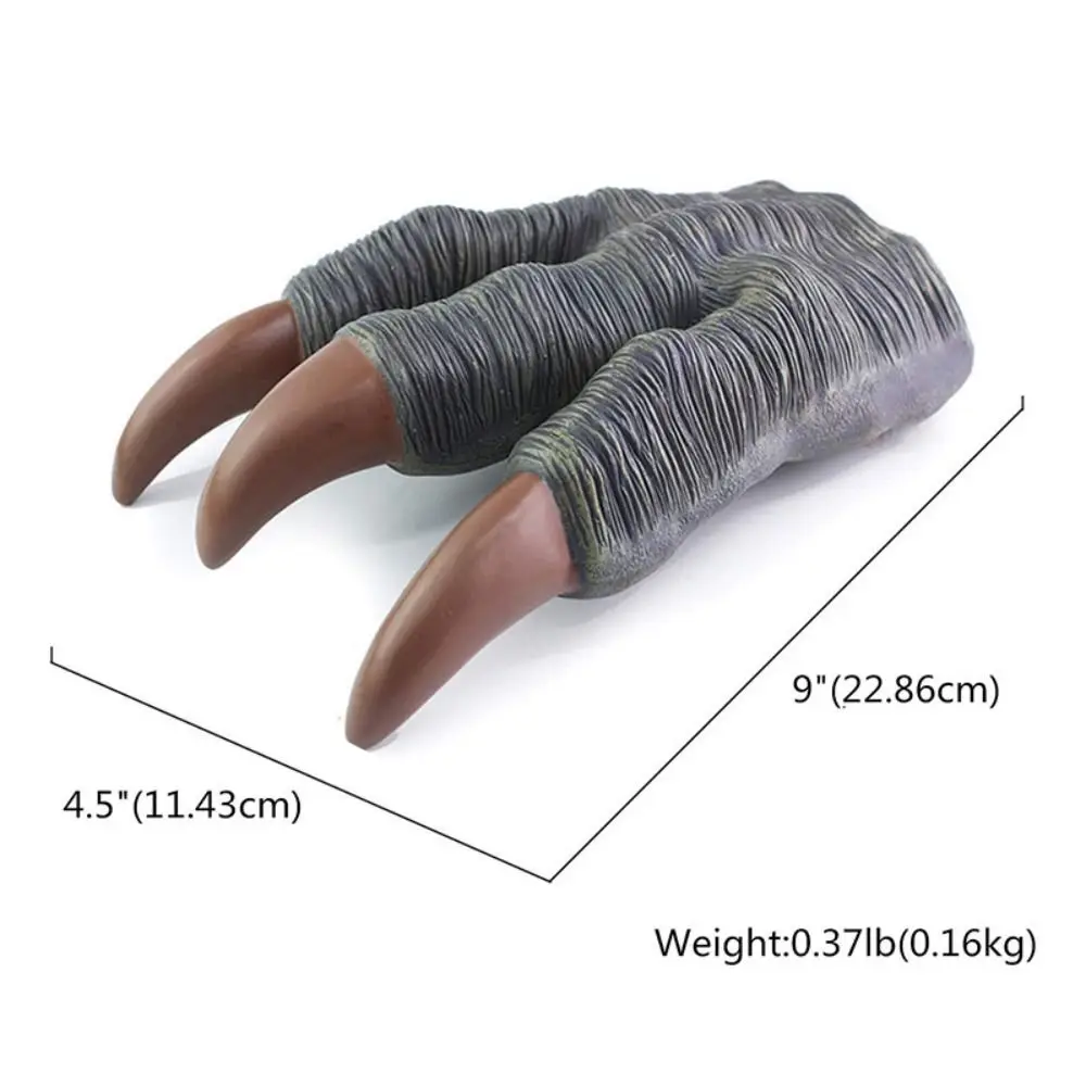 【The-Best】 Simulation Dinosaur Claws Dinosaur Soft Claw Gloves Zombie Costume Dragon Hands Claw Halloween Werewolf Hands Rubber Soft.
