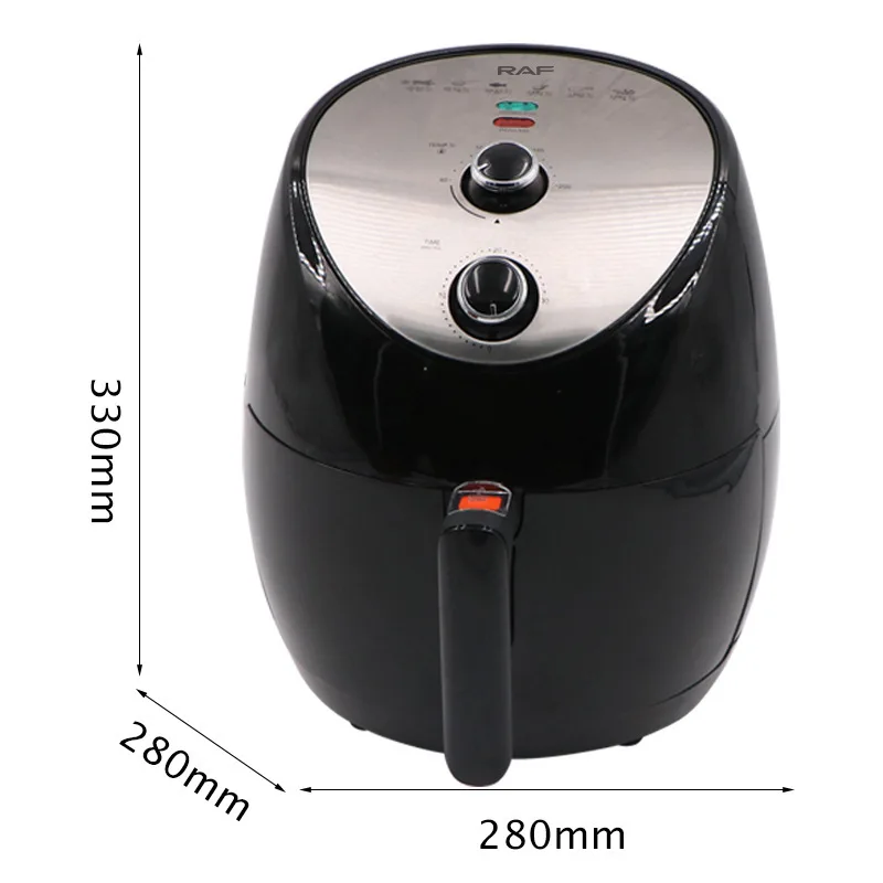 Super Air Fryer Without Flipping Far Infrared Penetration Heating Steam  Frying 5l Household Visible Window Fryer 220v - Air Fryers - AliExpress