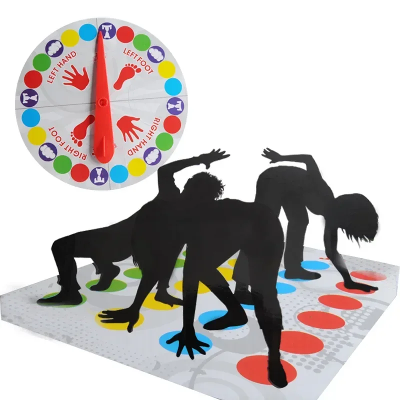 Family Party games multiplayer parent-child Indoor Outdoor toy Group sport interactive twister game dance mat 2