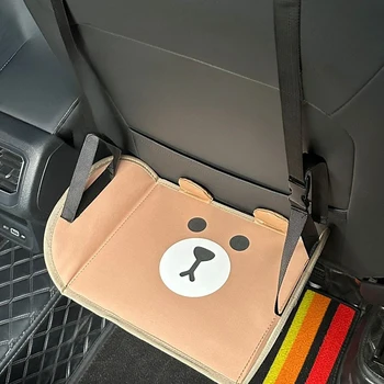 Poggiapiedi portatile per auto, amaca regolabile per sedile posteriore, poggiapiedi a sospensione per viaggi, ufficio, accessorio per interni auto