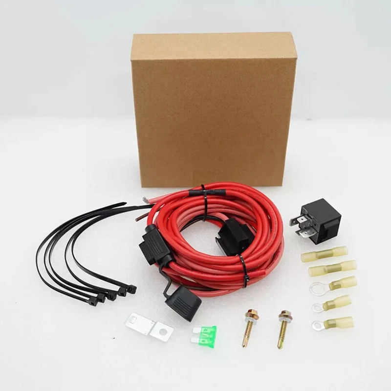 12V System Electric Fuel Pump Relay Bypass Kit Waterproof Relay Switch Kit For P/N 30247