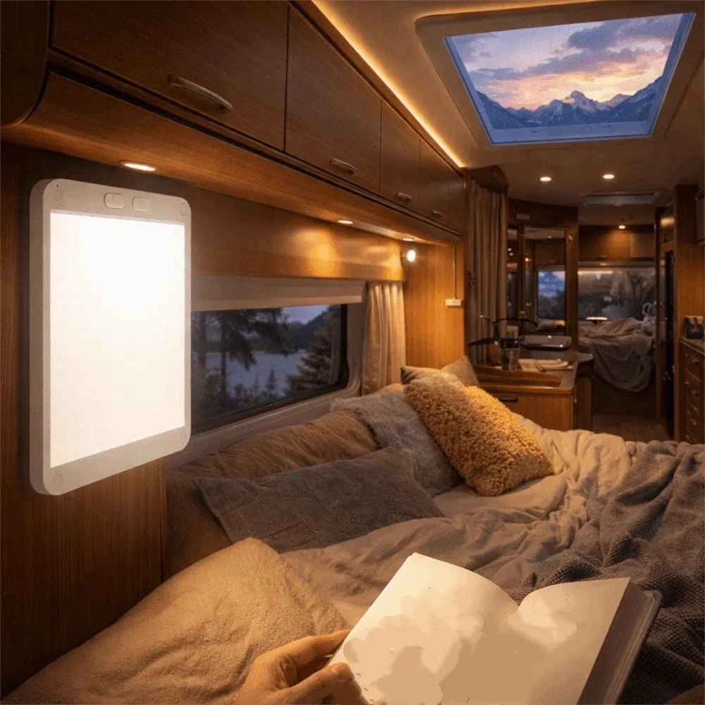 2 pezzi di luci LED per interni auto a luce soffusa, materiale robusto e durevole, luce di lettura per veicoli, illuminazione brillante per 12V - immagine 2