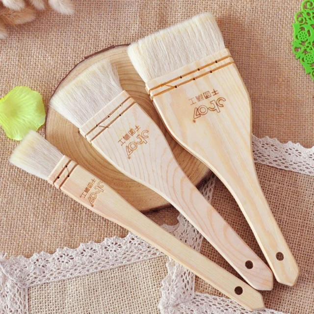 Olajkefe Grillkefe Tojás Folyékony Kefe Sütemény 2 Hüvelykes Gyapjú Vaj Sütés Grill Tészta Szerszámok - Image 2