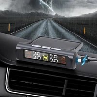 TPMS Solar Tire Pressure Sensor Car Tire Pressure Monitoring System with 4 Wheel Internal External Sensors TMPS - Image 2