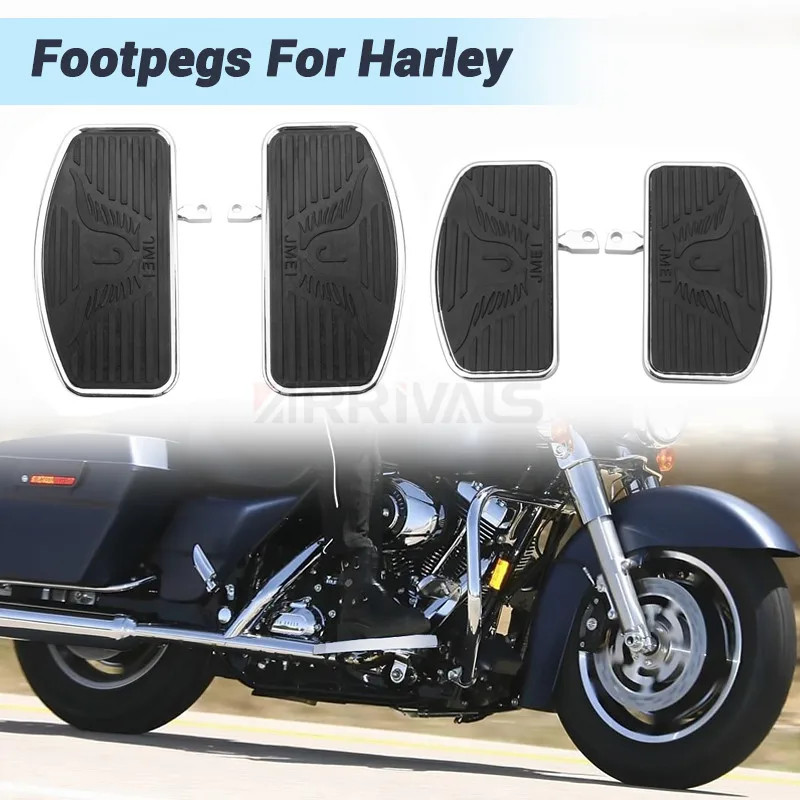 Rear Passenger Floorboard Floor Boards Pedal For Harley Motorcycle Front Rider 
